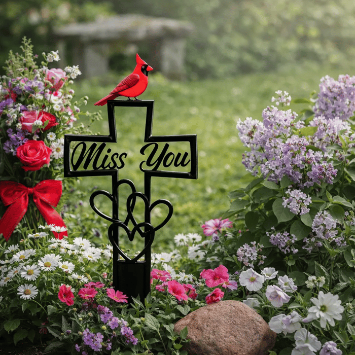 🐦ÚLTIMO DÍA 49% DE DESCUENTO -💖Placa Conmemorativa de Metal para Cementerio✝️-HS