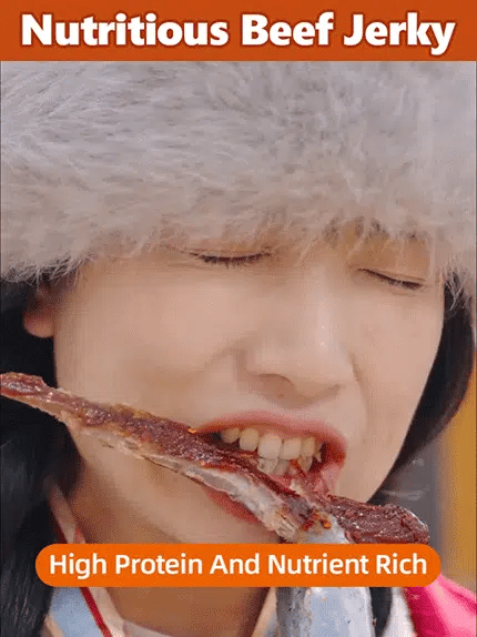 Add high-protein pure beef jerky.