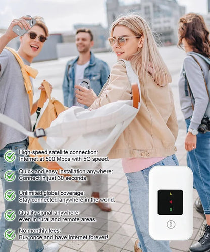 Free Internet in Your Pocket 5G Router