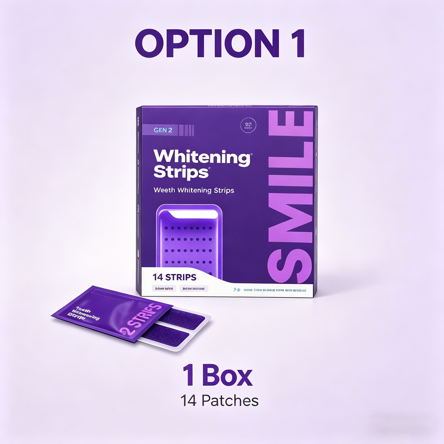 💜Purple Whitening Strips🦷，Instant Bright White Teeth✨，Remove Yellow Stains Fast-LUN