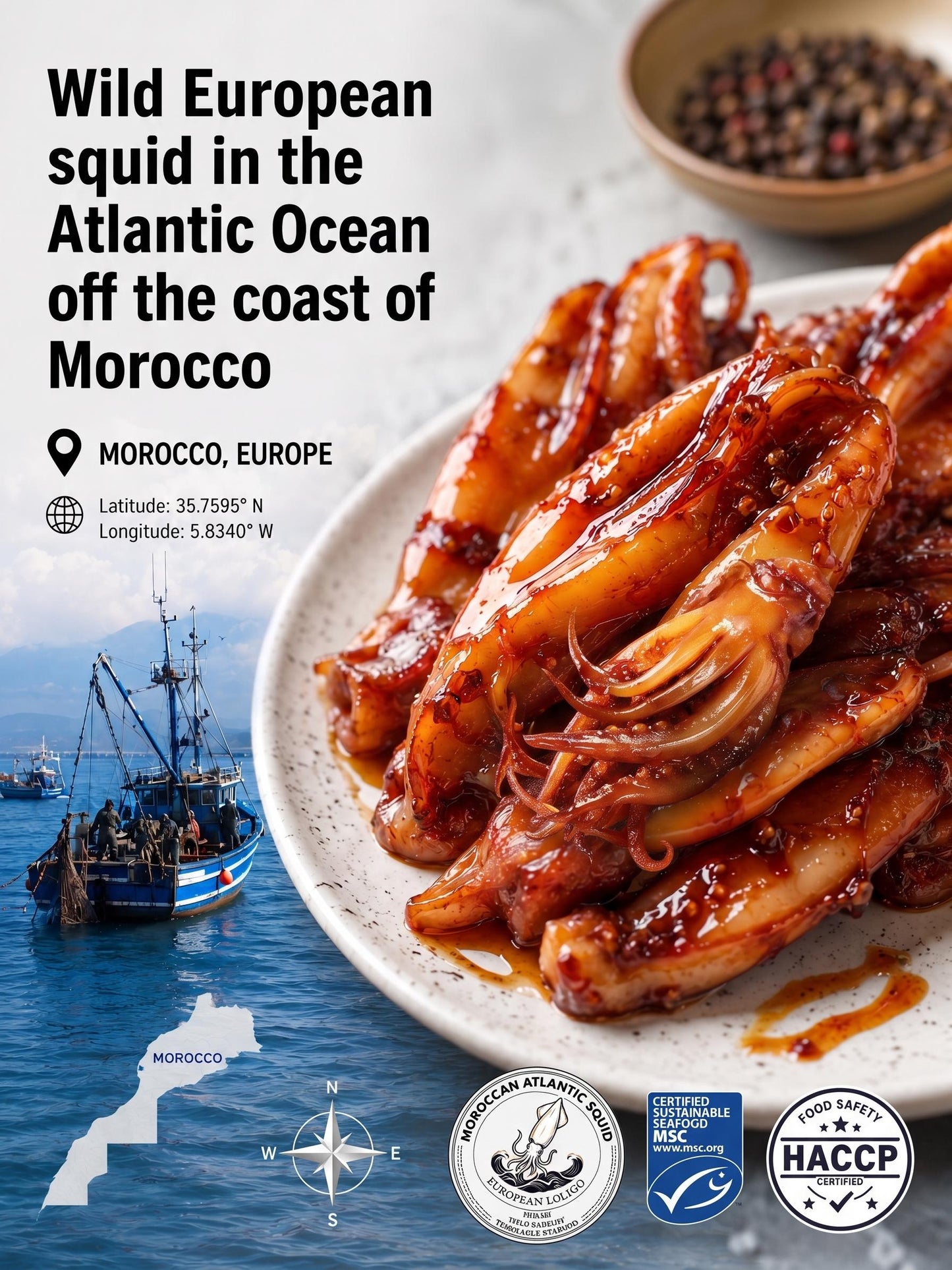 🦑BBQ Roasted Whole Squid Snack – Ready to Eat, Individually Wrapped
