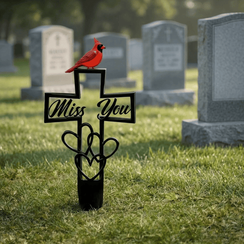 🐦ÚLTIMO DÍA 49% DE DESCUENTO -💖Placa Conmemorativa de Metal para Cementerio✝️-HS