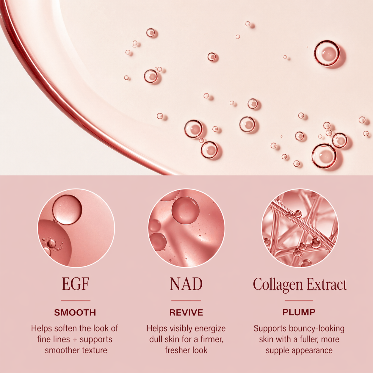 Firming Facial Serum - with NAD+, EGF & Peptides-HS