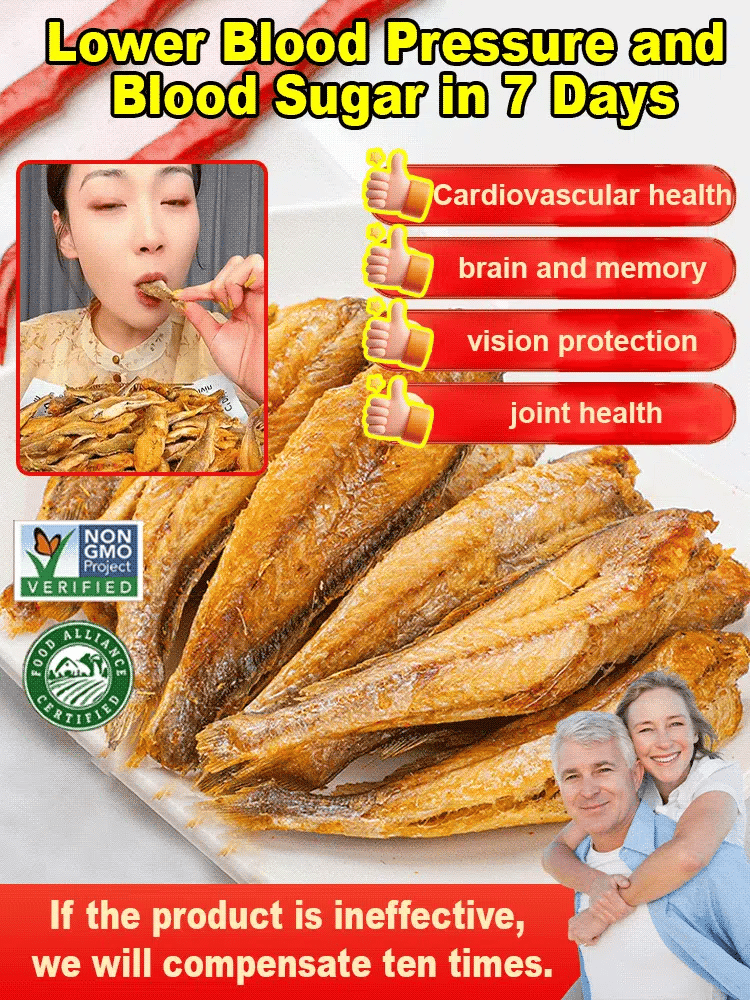 High-protein ready-to-eat deep-sea fish crisps-HS