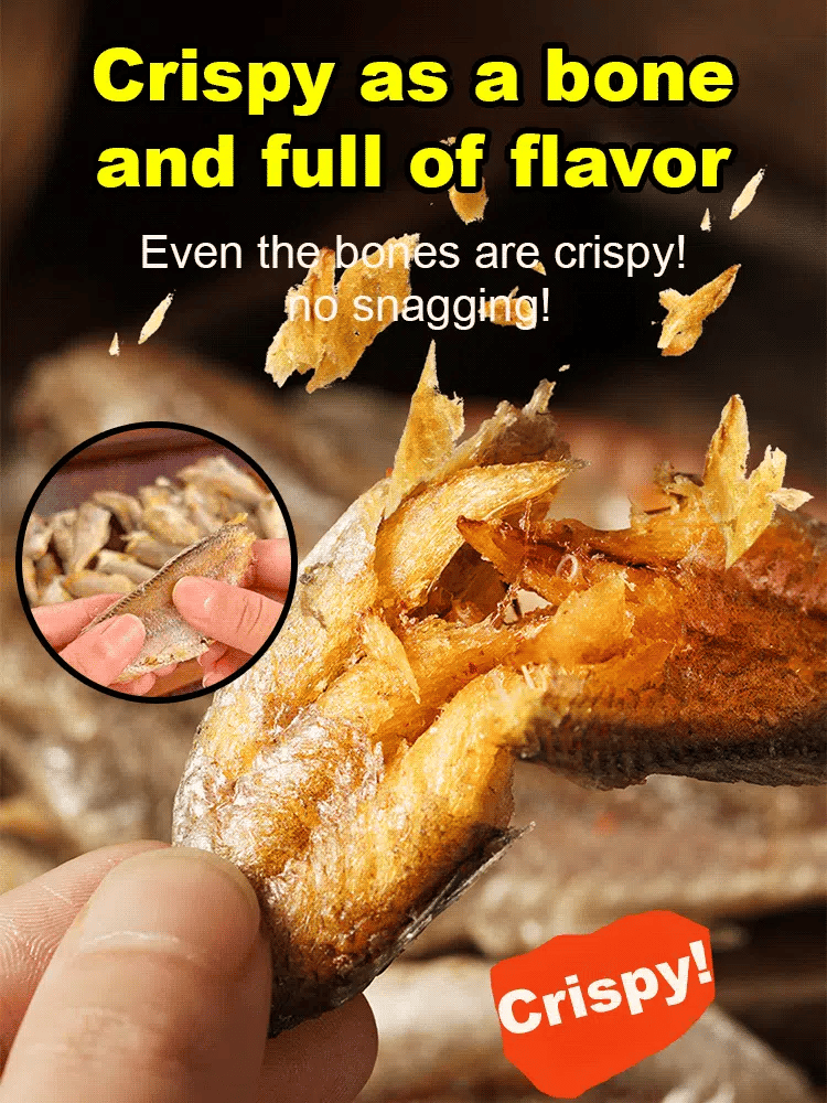 High-protein ready-to-eat deep-sea fish crisps-LUN