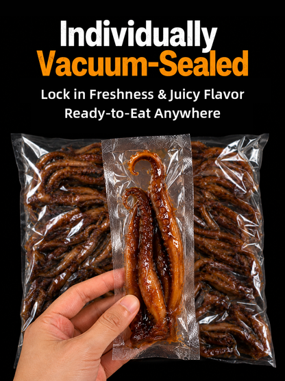 🦑BBQ Roasted Whole Squid Snack – Ready to Eat, Individually Wrapped