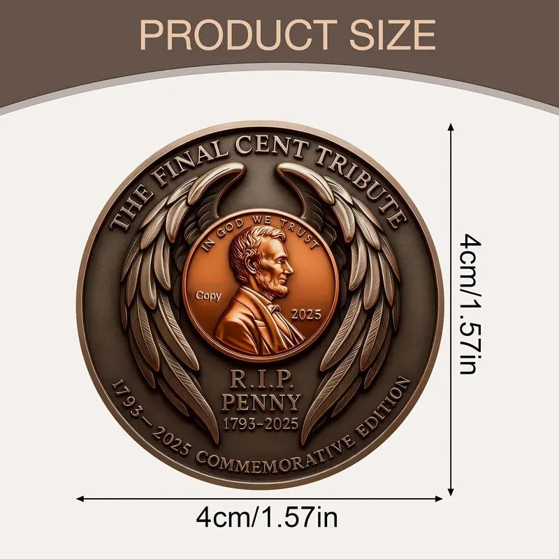 Historical Commemorative Coin, Final Tribute 1909 Last Minute Collectible Token, Usa Souvenir Gift for Collectors & Friends-HS