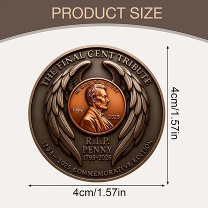 Historical Commemorative Coin, Final Tribute 1909 Last Minute Collectible Token, Usa Souvenir Gift for Collectors & Friends-HS