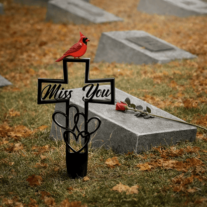 🐦ÚLTIMO DÍA 49% DE DESCUENTO -💖Placa Conmemorativa de Metal para Cementerio✝️-HS