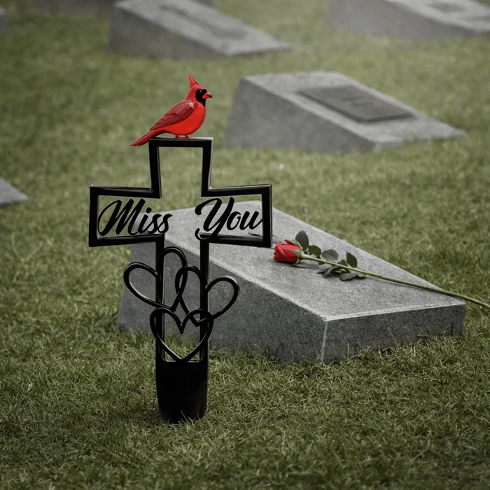 🐦ÚLTIMO DÍA 49% DE DESCUENTO -💖Placa Conmemorativa de Metal para Cementerio✝️-HS
