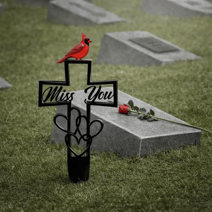 🐦ÚLTIMO DÍA 49% DE DESCUENTO -💖Placa Conmemorativa de Metal para Cementerio✝️-HS