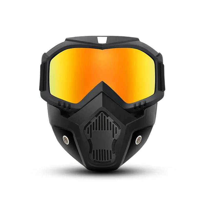 🔥A full face goggles equipped with anti fog high-definition lenses, detachable and adjustable with comfortable sponge pads, suitable for various situations-ZO