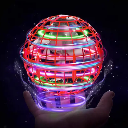 Ufo Smart Inductive Spinning Ball Magic Flying Ball Levitation Ball Fingertip Glowing Magic Ball Stress Relief Toy for Kids,360°Rotating Hand Controlled Drone Orbit,Hand Controlled Mini Drone with Led Lights, Cool Toys Gift for Boys & Girls-HS