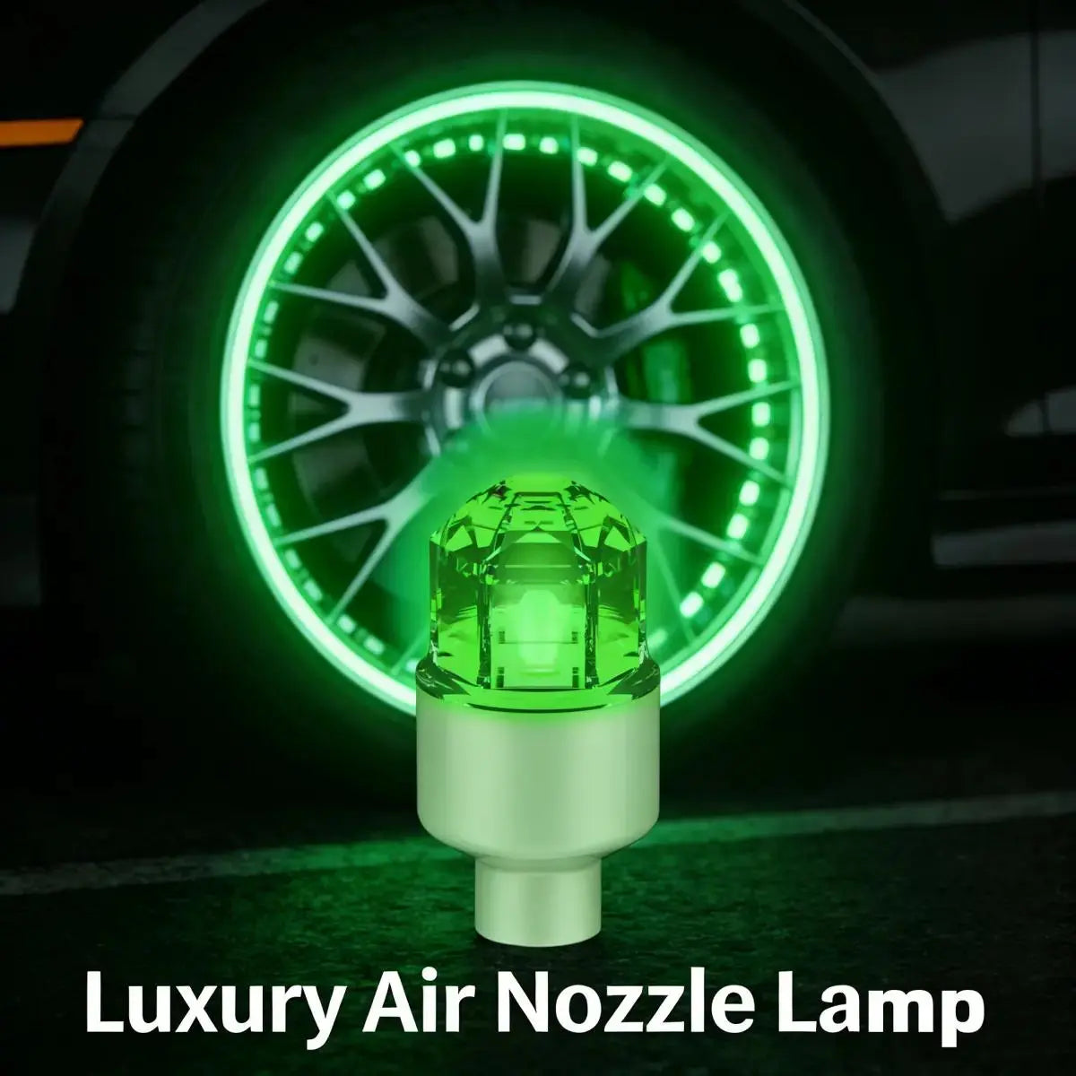 🌈LED wheel light Waterproof Luminous Car Tire Valve Caps Vibration-Sensitive LED Tire Valve Cap-bicycle car motorcycle tire led-ZO