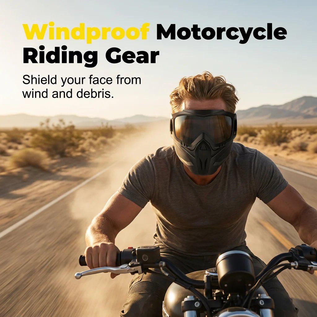 🔥A full face goggles equipped with anti fog high-definition lenses, detachable and adjustable with comfortable sponge pads, suitable for various situations-ZO