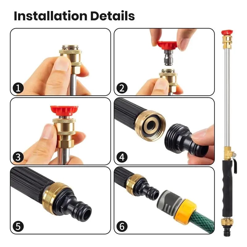 🏠🚀2026 Hot Sale✨ - Jet Nozzle Power Washer for Garden Hose-HS