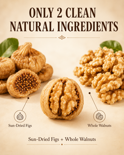 Limited Stock: Triple Sun-Dried Figs Filled With Premium Walnuts-HS