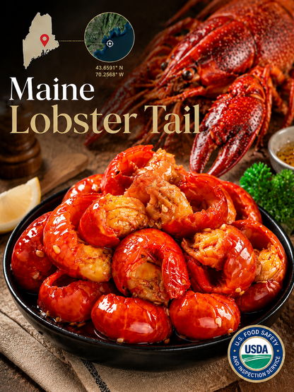 Fresh lobster tail meat with shell-Zack