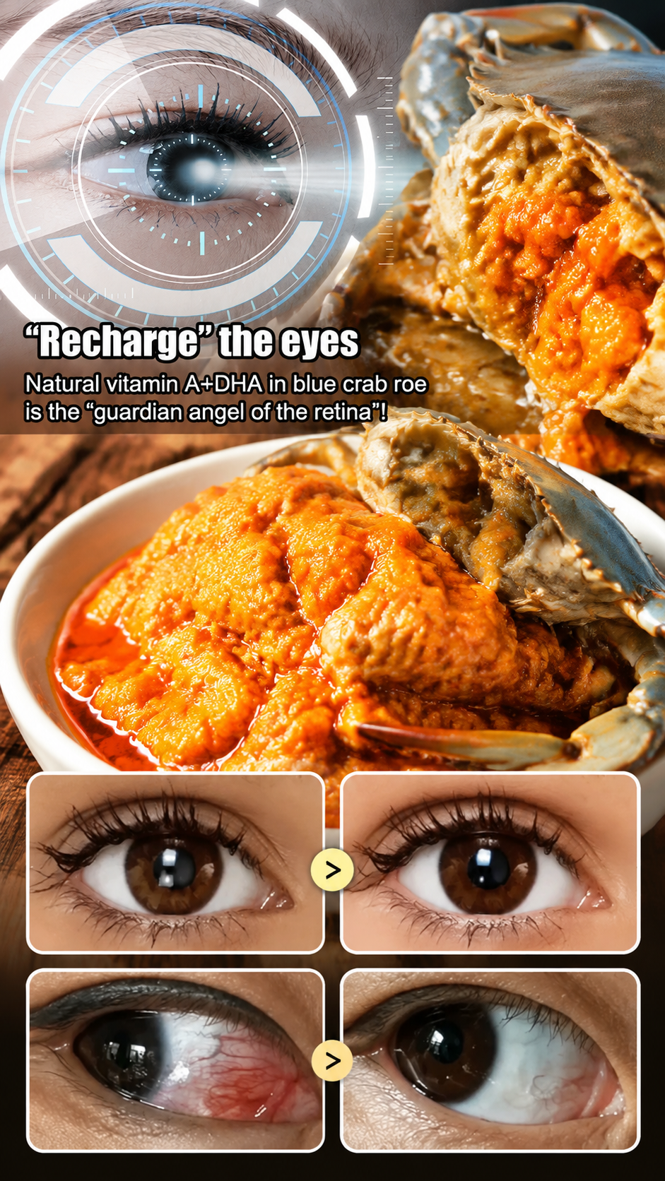Authentic Dungeness Crab Roe – Pure Golden Crab Flavor, Gourmet Seafood Experience at Home-Zack