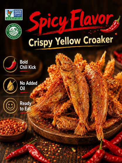 High-protein ready-to-eat deep-sea fish crisps-LUN