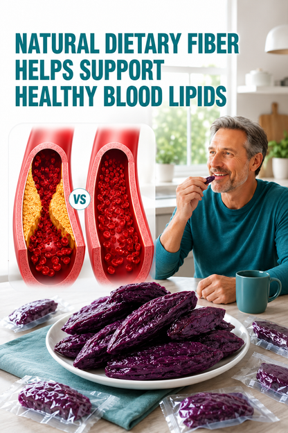 Healthy Low Fat Purple Sweet Potato Snack-HS