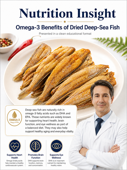 Crujientes de pescado de aguas profundas listos para comer con alto contenido de proteínas-HS