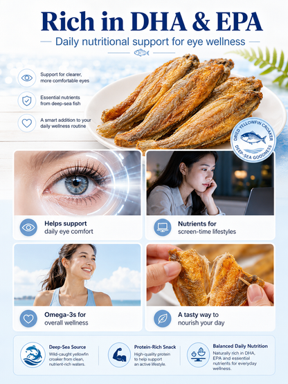 Crujientes de pescado de aguas profundas listos para comer con alto contenido de proteínas-HS