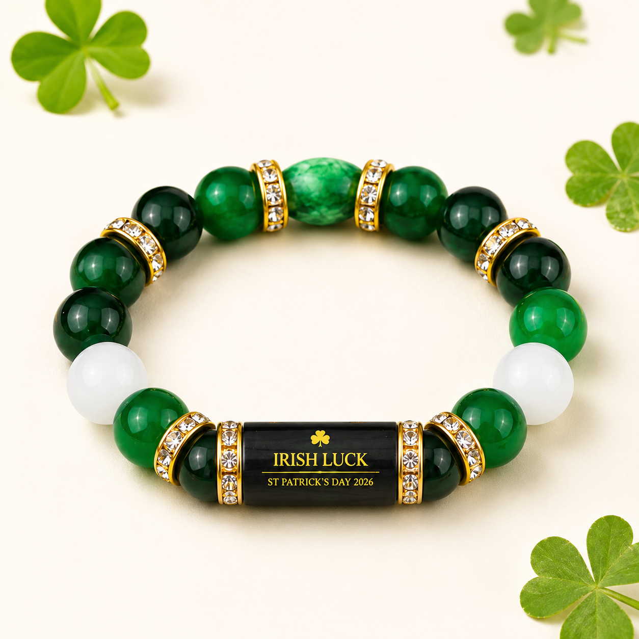 🍀 Irish Luck St. Patrick’s Day Bracelet Carry a Little Irish Luck Wherever You Go Attract Luck, Wealth & Positive Energy in 2026 ✨-HS