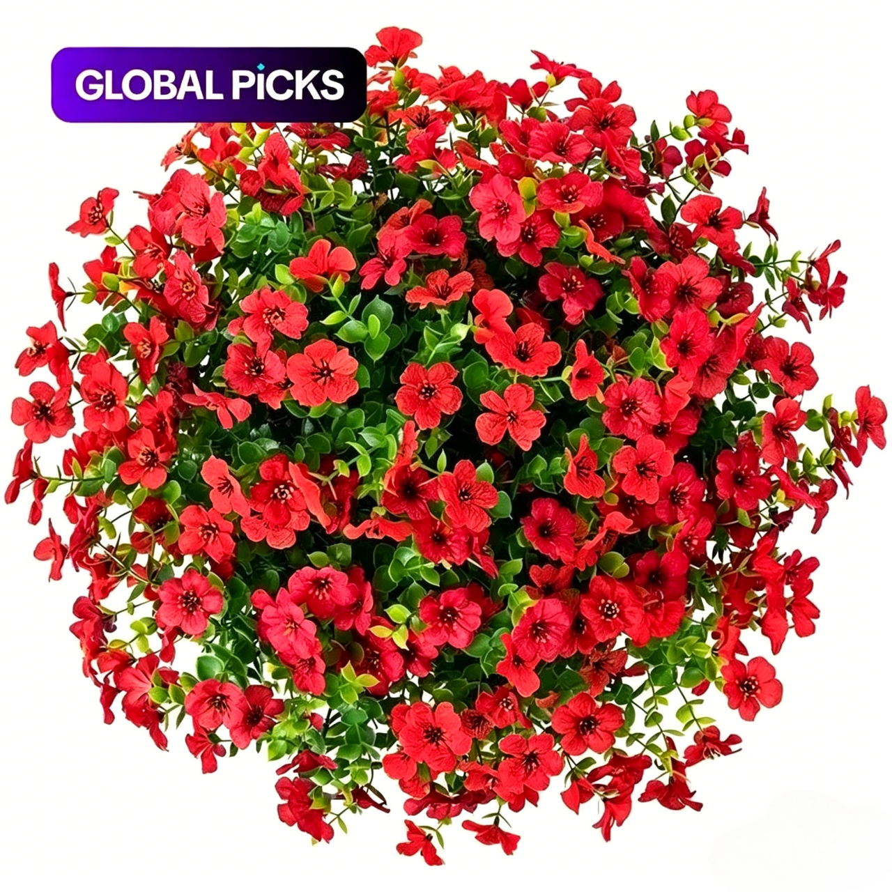 🔥Mother's Day Gift 6-Color Artificial Flower Set 6/12pcs UV Resistant Colorful Fake Bouquet for Home Garden Party Wedding Decor -HS