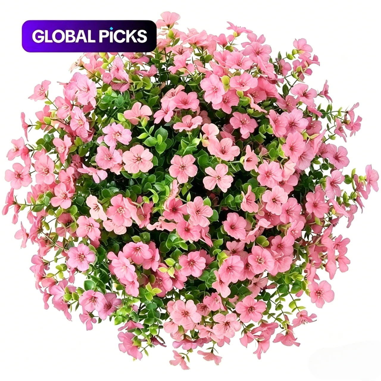 🔥Mother's Day Gift 6-Color Artificial Flower Set 6/12pcs UV Resistant Colorful Fake Bouquet for Home Garden Party Wedding Decor -HS