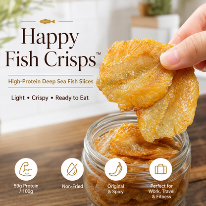 Happy Fish Crisps™ – A Light, Crispy & High-Protein Seafood Snack Made for Every Craving-LUN