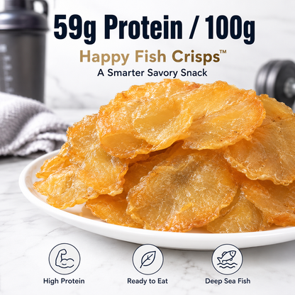 Happy Fish Crisps™ – A Light, Crispy & High-Protein Seafood Snack Made for Every Craving-LUN