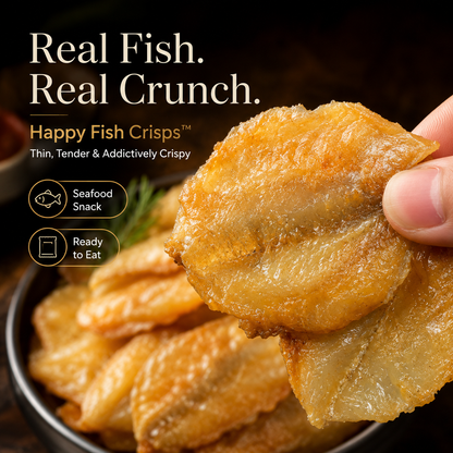 Happy Fish Crisps™ – A Light, Crispy & High-Protein Seafood Snack Made for Every Craving-LUN
