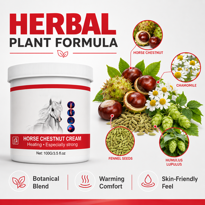 🌿 Herbal Warming Horse Balm Massage Gel | Comfort for Tired Muscles & Joints 💪-HS