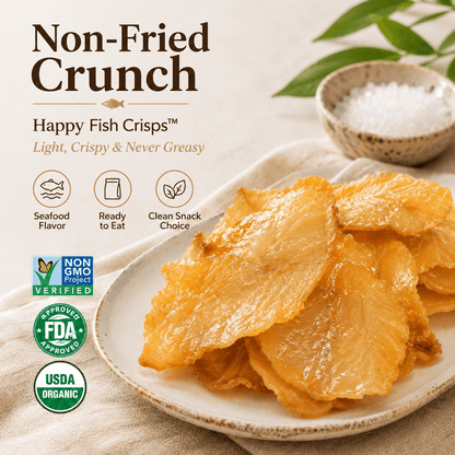 Happy Fish Crisps™ – A Light, Crispy & High-Protein Seafood Snack Made for Every Craving-HS