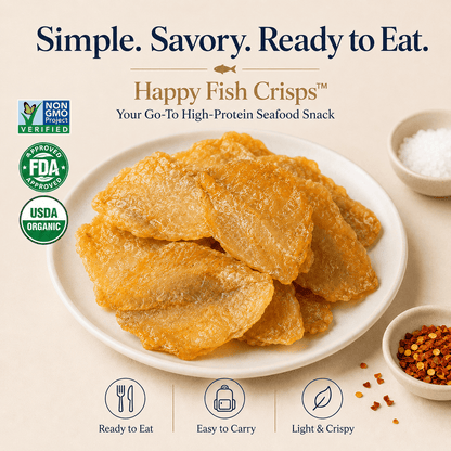 Happy Fish Crisps™ – A Light, Crispy & High-Protein Seafood Snack Made for Every Craving-HS