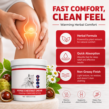 🌿 Herbal Warming Horse Balm Massage Gel | Comfort for Tired Muscles & Joints 💪-HS