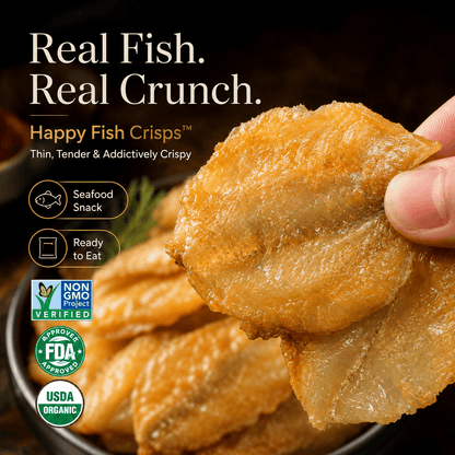 Happy Fish Crisps™ – A Light, Crispy & High-Protein Seafood Snack Made for Every Craving-HS