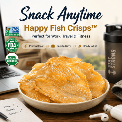 Happy Fish Crisps™ – A Light, Crispy & High-Protein Seafood Snack Made for Every Craving-HS