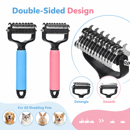 🐾 Universal Pet Detangling Comb for Shedding Pets-LUN