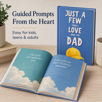 A Gift Dad Will Read Again & Again 💙 Fill it with your own words memories & love