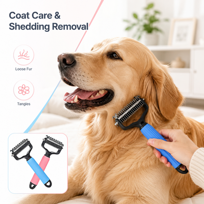 🐾 Universal Pet Detangling Comb for Shedding Pets-LUN