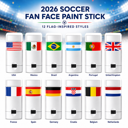 2026 Soccer Fan Face Paint Stick Show Your Team Spirit in Seconds ⚽🌍-LUN