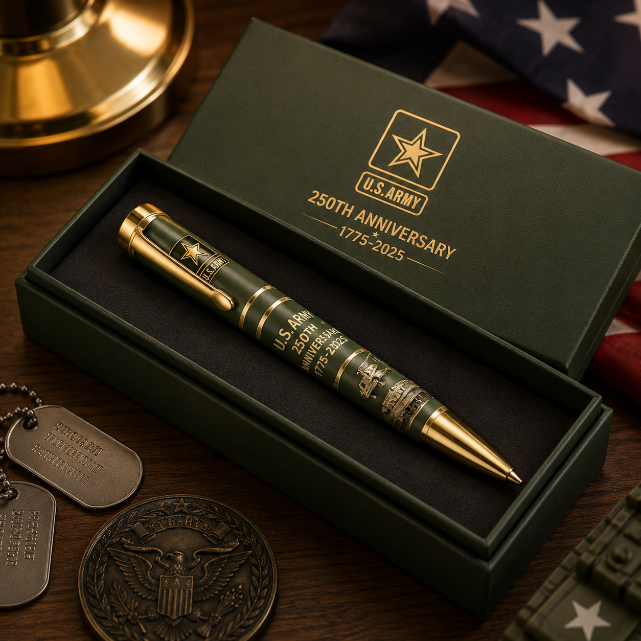USA 250th Anniversary Notebook &amp; Pen Set A Meaningful Patriotic Gift for Dad🎁-LUN