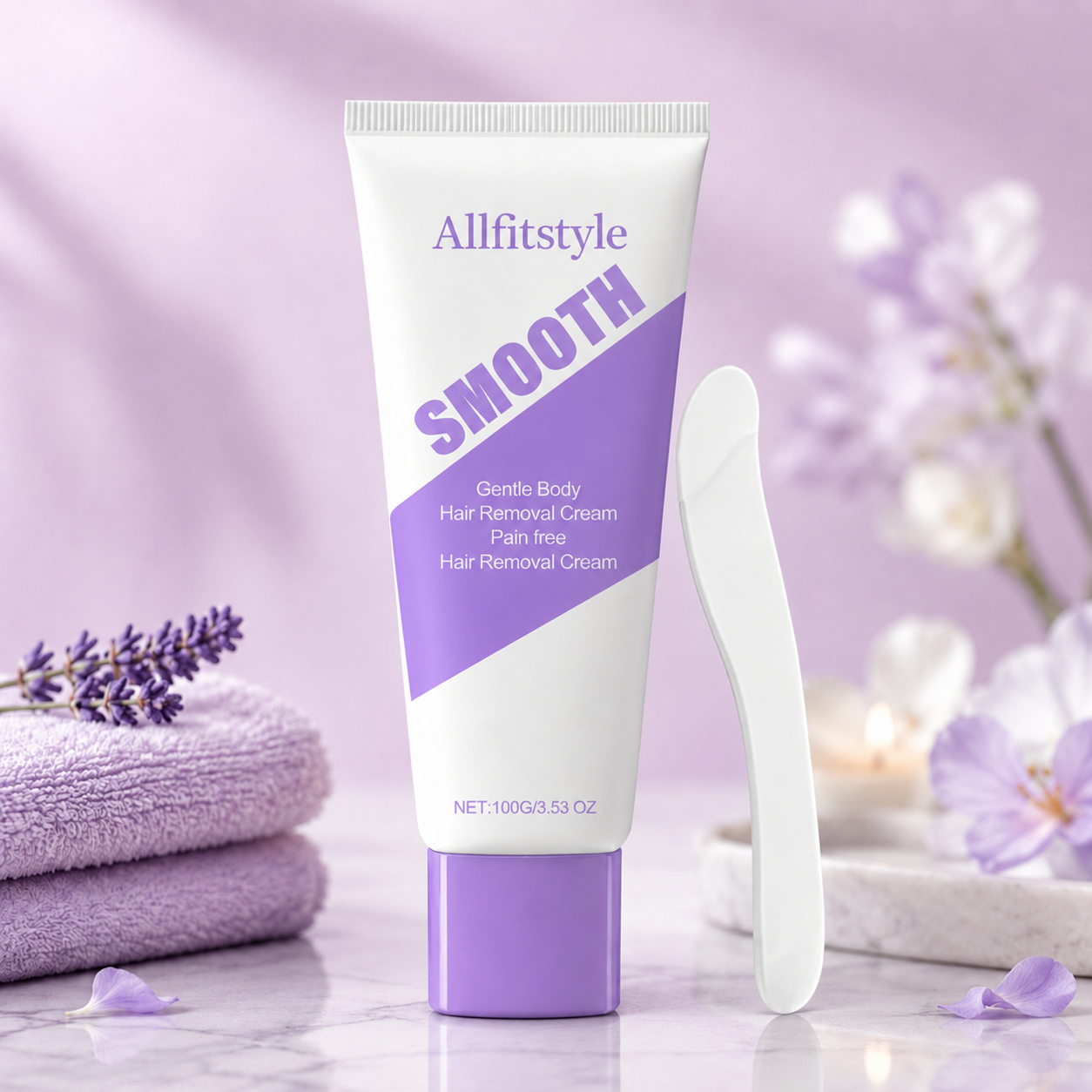 🌿💧Gentle Hair Removal Cream for Sensitive Skin | Fast-Acting Smooth Finish🧴✨-HS