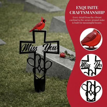 🐦ÚLTIMO DÍA 49% DE DESCUENTO -💖Placa Conmemorativa de Metal para Cementerio✝️-HS