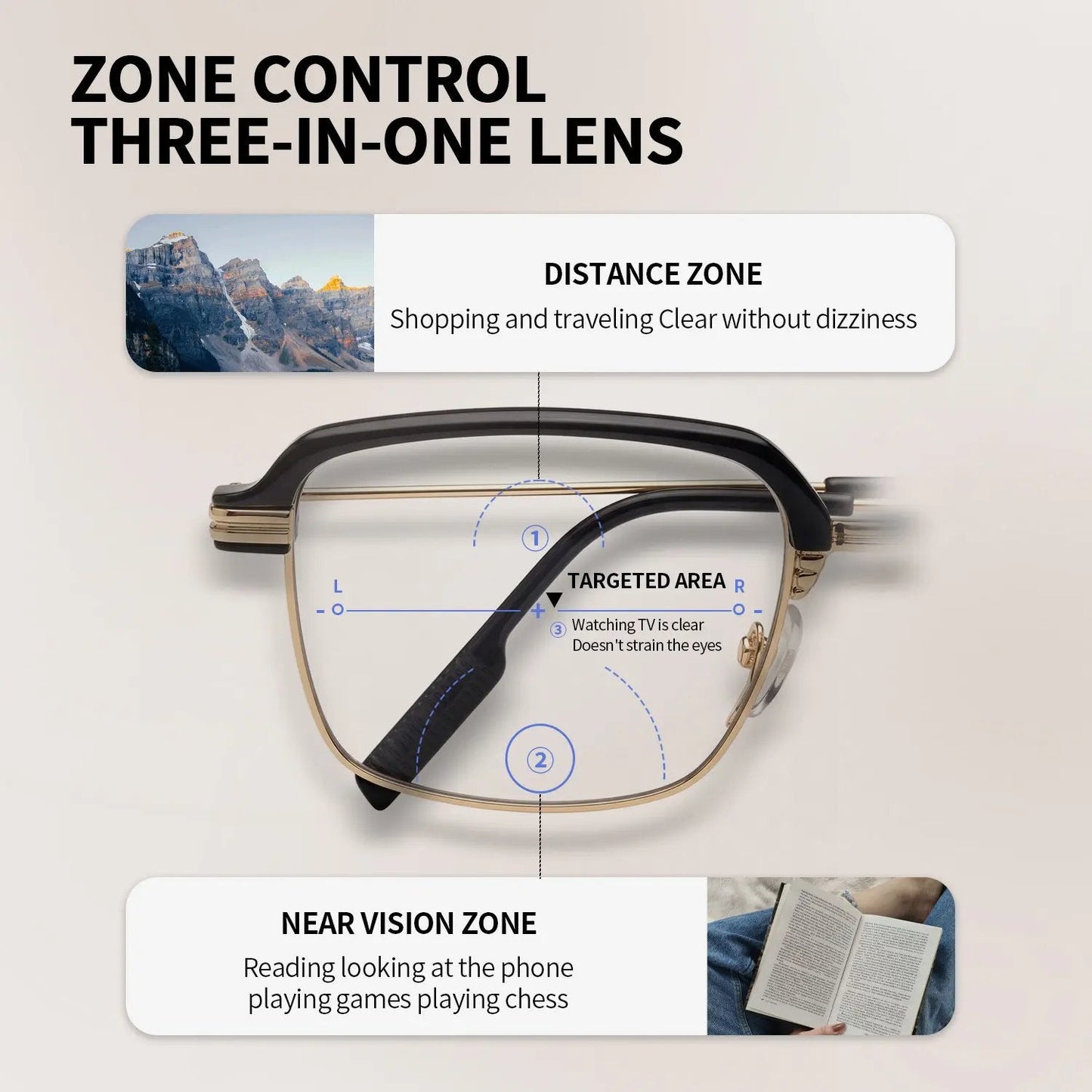 👓✨Auto-Adjusting HD Reading Glasses for Men & Women-HS