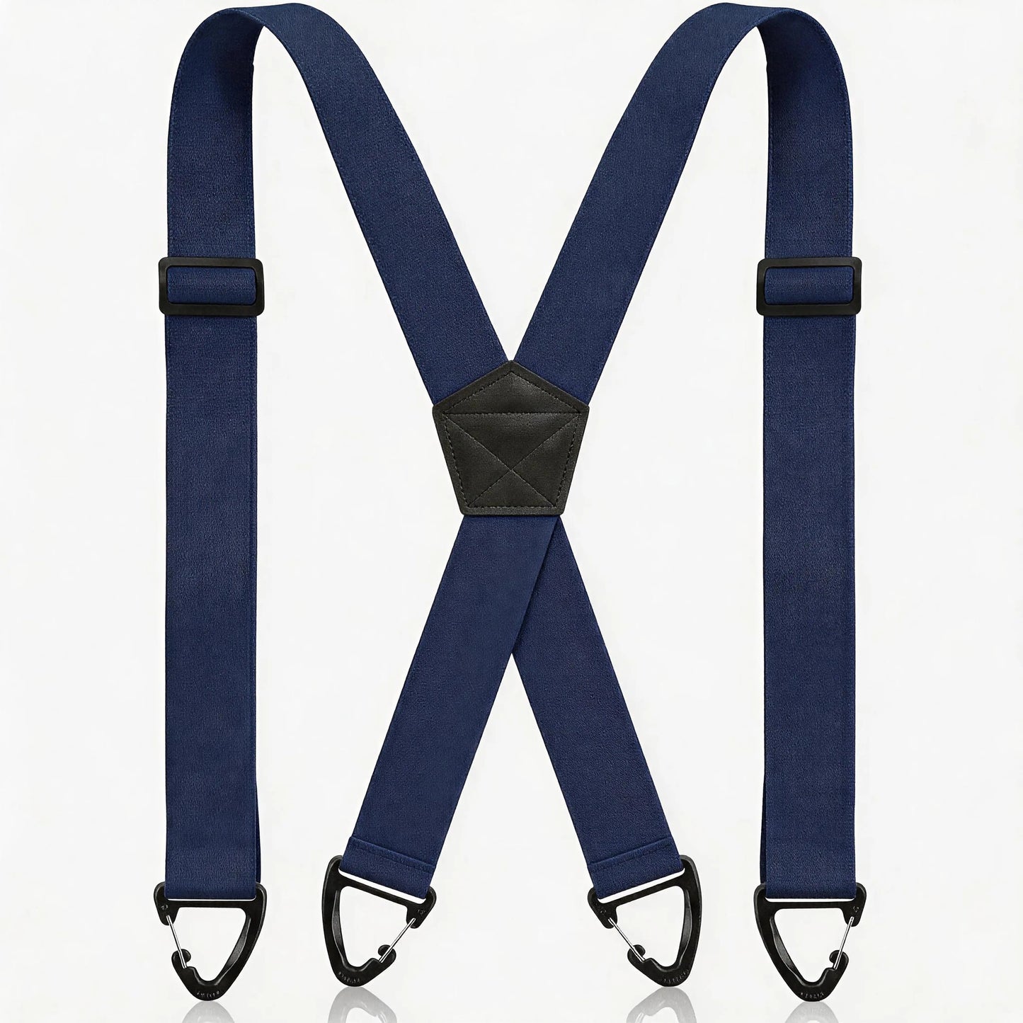 💪Hidden Suspenders for Men Under Clothing X Back Heavy Duty 1.5 Inch Elastic Straps with Belt Loop Hooks Airport Friendly-ZO