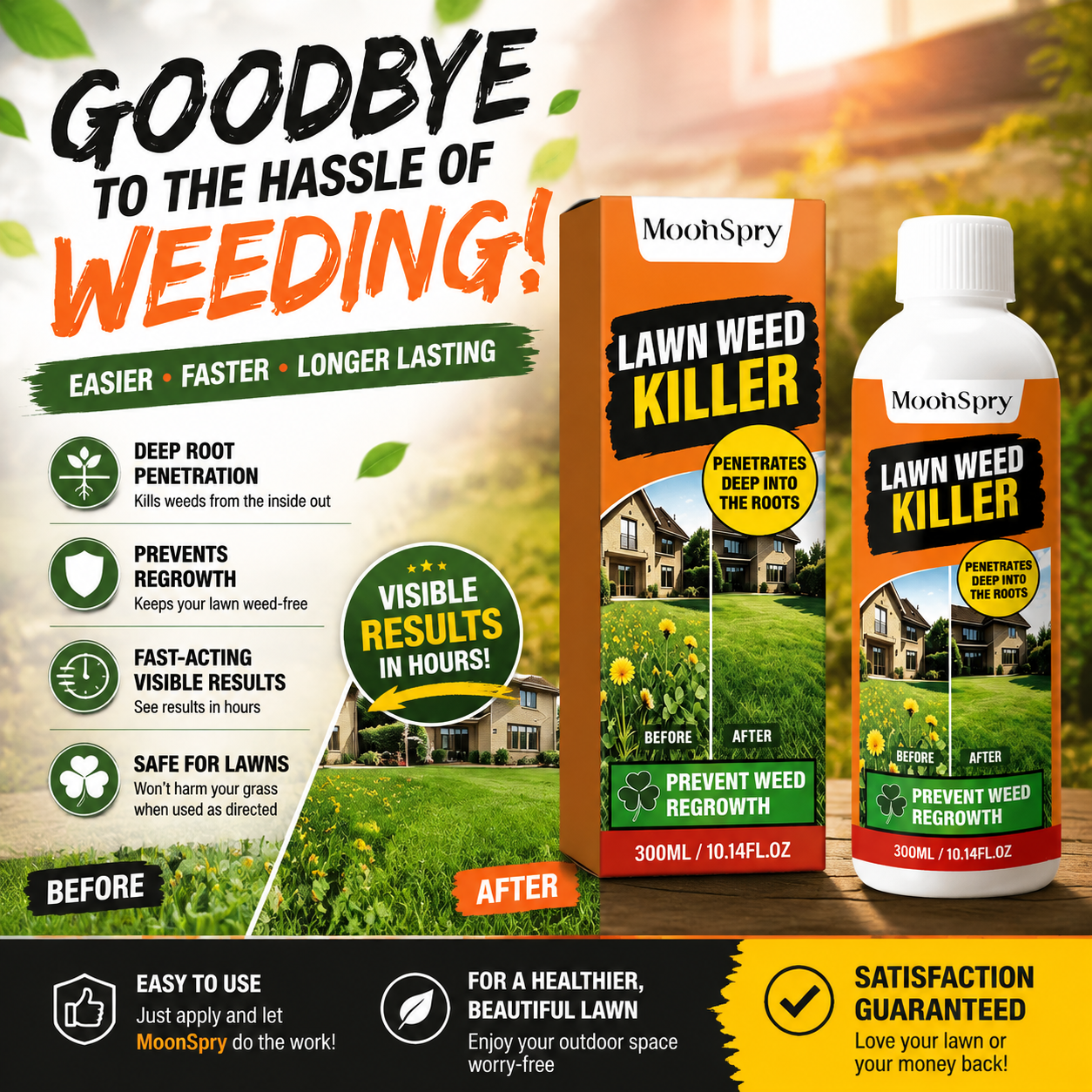 Wave Goodbye To Stubborn Yard Weeds-HS2