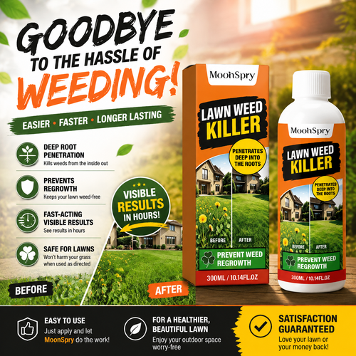 Wave Goodbye To Stubborn Yard Weeds-HS2